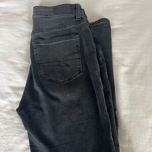 Black American Eagle Straight Jean